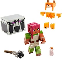 Battle Chest Toy Minecraft Dungeons Con Figura, Arma Y Accesorio - Venta Internacional.