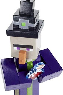 Foto 2 | Foto 2 | Minecraft Witch 3.25 Escala 3.25'' Videojuego Auténtica Figura De Acción Con Accesorio Y Craft-a-block - Venta Internacional.