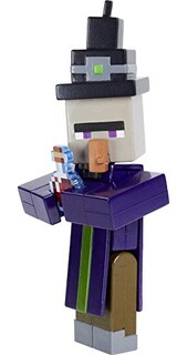 Foto 4 | Foto 4 | Minecraft Witch 3.25 Escala 3.25'' Videojuego Auténtica Figura De Acción Con Accesorio Y Craft-a-block - Venta Internacional.