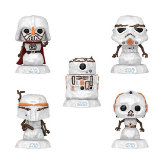 Foto 1 | Foto 1 | Funko Pop! Paquete de 5 Muñecos de Nieve Navideños Star Wars - Venta Internacional