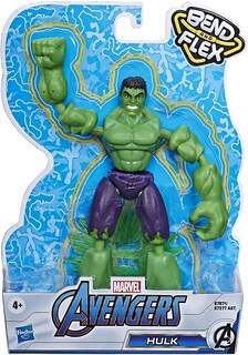 Foto 3 | Foto 3 | Figura De Acción Hulk Bend And Flex Marvel De 6 Pulgadas De - Venta Internacional.