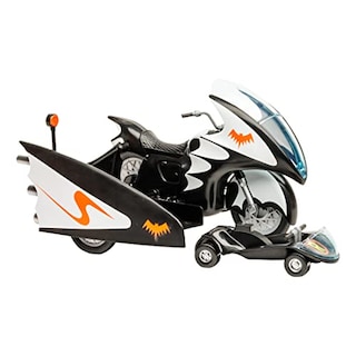 Foto 1 | Foto 1 | Vehículo De Juguete Mcfarlane Dc Retro Batcycle De 6 Pulgadas Con Coche Lateral - Venta Internacional.