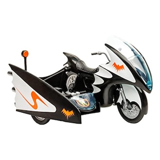Foto 2 | Foto 2 | Vehículo De Juguete Mcfarlane Dc Retro Batcycle De 6 Pulgadas Con Coche Lateral - Venta Internacional.