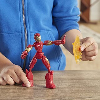 Foto 3 | Foto 3 | Figura de Acción Hasbro Marvel Avengers Bend And Flex Iron Man - Venta Internacional