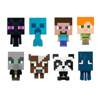 Foto 1 | Foto 1 | Set de Microfiguras Mattel Minecraft Mob Head Minis 2022 X8 - Venta Internacional