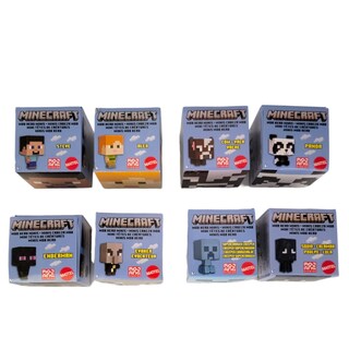 Foto 2 | Foto 2 | Set de Microfiguras Mattel Minecraft Mob Head Minis 2022 X8 - Venta Internacional