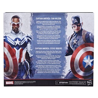 Foto 3 | Foto 3 | Figuras De Acción Capitán América De La Serie Marvel Legends, Paquete De 2 - Venta Internacional.