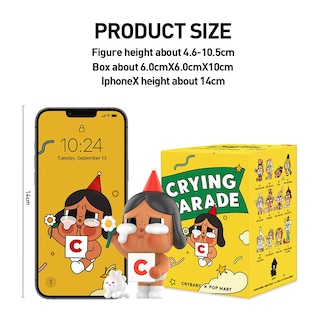 Foto 6 | Foto 6 | Figura de Acción Pop Mart Crybaby Crying Parade Series 3 Piezas - Venta Internacional