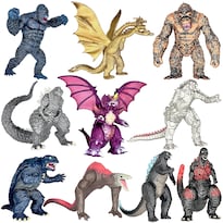 Juego de Figuras de Acción Exclusivo de Twcare Godzilla Vs Kong, 10 Piezas - Venta Internacional