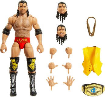 Foto 5 | Foto 5 | Figura De Acción Mattel Wwe Razor Ramon Ultimate Edition 15 Cm - Venta Internacional