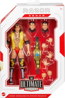 Foto 6 | Foto 6 | Figura De Acción Mattel Wwe Razor Ramon Ultimate Edition 15 Cm - Venta Internacional
