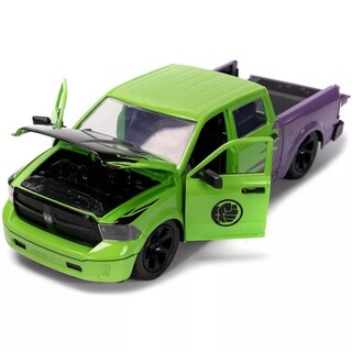 Foto 2 | Foto 2 | Coche Dodge RAM 1500 Toy Jada 1:24 con Hulk - Venta Internacional