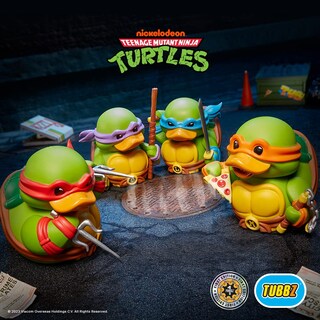 Foto 6 | Foto 6 | Figura Coleccionable de Vinilo con Forma de Pato de Goma Tubbz Michelangelo - Venta Internacional