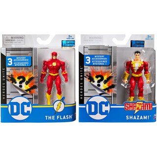 Foto 2 | Foto 2 | Figura de Acción DC Comics The Flash Y Shazam con Accesorios - Venta Internacional