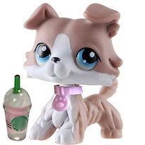 Figura de Toy Markiface Small Pet Shop Alps Collie 67 con Accesorio - Venta Internacional