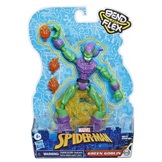 Foto 2 | Foto 2 | Figura De Acción Toy Spider-man Marvel Bend And Flex Green Goblin - Venta Internacional