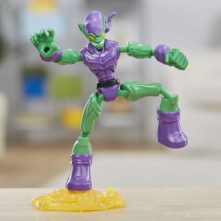 Foto 3 | Foto 3 | Figura De Acción Toy Spider-man Marvel Bend And Flex Green Goblin - Venta Internacional
