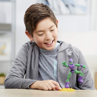Foto 5 | Foto 5 | Figura De Acción Toy Spider-man Marvel Bend And Flex Green Goblin - Venta Internacional