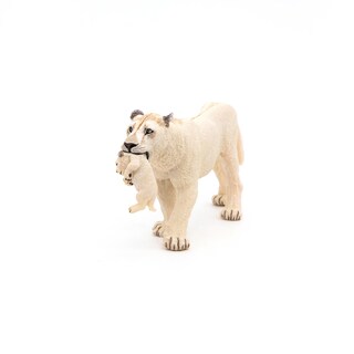 Foto 7 | Foto 7 | Figura de Juguete Papo Leona Blanca con Cachorro - Venta Internacional