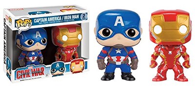 Foto 1 | Foto 1 | Funko Pop Capitán América Civil War Paquete de 2 Con 10 Cm - Venta Internacional