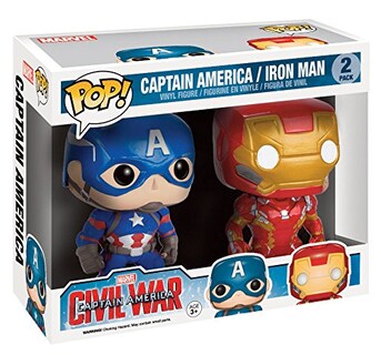 Foto 2 | Foto 2 | Funko Pop Capitán América Civil War Paquete de 2 Con 10 Cm - Venta Internacional