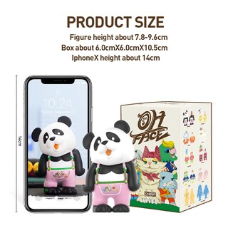 Foto 6 | Foto 6 | Figura De Acción Pop Mart Coolrainlabo Oh Face - Venta Internacional