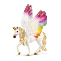 Figura Animal Schleich Bayala Unicornio Arcoíris con Alas - Venta Internacional
