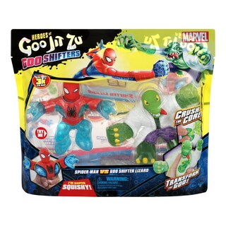 Foto 3 | Foto 3 | Figura de Héroes de Goo Jit Zu Marvel Spider-Man vs Lizard 2 Piezas - Venta Internacional