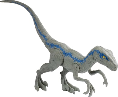 Foto 4 | Foto 4 | Figura de Acción Mattel Jurassic World Large Basic Velociraptor Blue - Venta Internacional