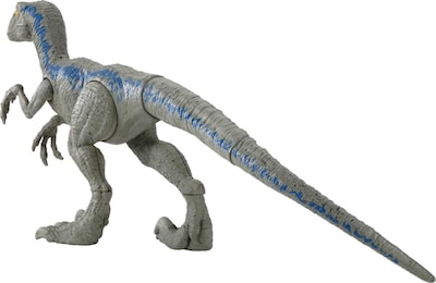 Foto 5 | Foto 5 | Figura de Acción Mattel Jurassic World Large Basic Velociraptor Blue - Venta Internacional