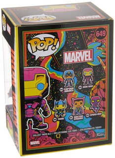 Foto 4 | Foto 4 | Juguete Coleccionable Funko Marvel Black Light Iron Man 9 cm - Venta Internacional