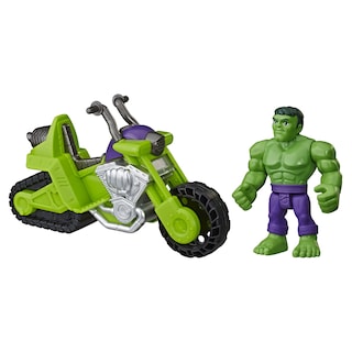 Foto 2 | Foto 2 | Hulk con Moto Marvel Playskool - Venta Internacional