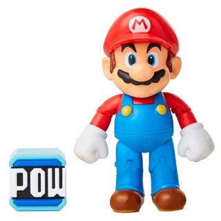 Foto 1 | Foto 1 | Figura de Acción Super Mario Coleccionable Mario de 10 Cm con Accesorio Pow - Venta Internacional