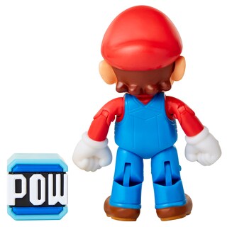 Foto 3 | Foto 3 | Figura de Acción Super Mario Coleccionable Mario de 10 Cm con Accesorio Pow - Venta Internacional