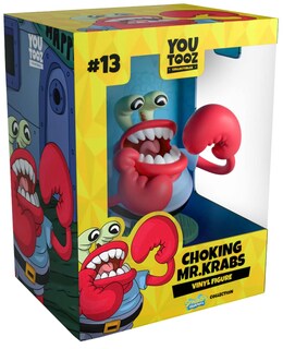 Foto 1 | Foto 1 | Figura de Vinilo You Tooz Choking Mr Krabs Spongebob- Venta Internacional
