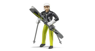 Foto 2 | Foto 2 | Figura de Acción Bruder Toys Bworld Skier con Accesorios - Venta Internacional
