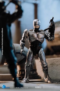 Foto 6 | Foto 6 | Figura de Acción Hiya Toys Robocop 3 Robocop Vs Otomo 1:18 - Venta Internacional