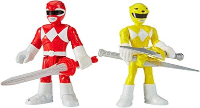 Foto 5 | Foto 5 | Figura de Acción Fisher-price Imaginext Power Rangers Roja y Amarilla - Venta Internacional
