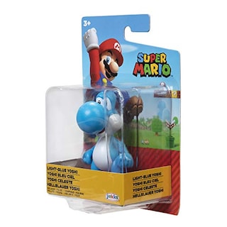 Foto 6 | Foto 6 | Figura de Acción Super Mario Yoshi Azul Claro de 6,35 cm Coleccionable - Venta Internacional