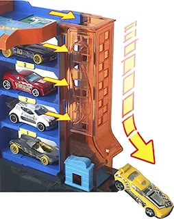 Foto 3 | Foto 3 | Venta Internacional-hot Wheels City Downtown Car Park Playset, Con 1 Auto