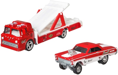 Foto 1 | Foto 1 | Venta Internacional- Hot Wheels Premium 2021 Team Transport #28 '65 Mercury Comet Cyclone / Ford C-800
