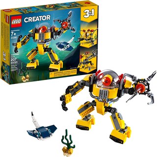 Foto 1 | Foto 1 | Venta Internacional- Kit De Construcción Lego Creator 3en1 (207 Elementos): Robot Submarino (31090)