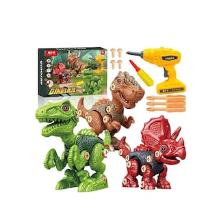 Foto 1 | Foto 1 | Juego de Dinosaurios Armables Xin Le Toys Multicolor Series Avoklan
