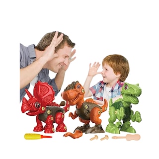 Foto 3 | Foto 3 | Juego de Dinosaurios Armables Xin Le Toys Multicolor Series Avoklan