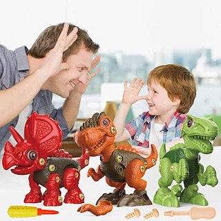 Foto 5 | Foto 5 | Juego de Dinosaurios Armables Xin Le Toys Multicolor Series Avoklan
