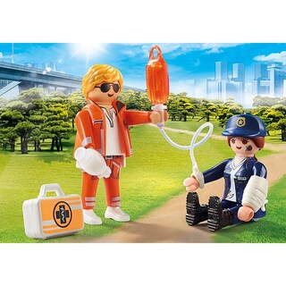 Foto 2 | Foto 2 | Playmobil Dúo Pack: Medico Y Oficial De Policía