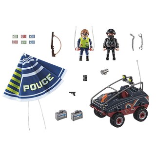Foto 2 | Foto 2 | Playmobil City Action: Policía Paracaídas Persecución Del Vehículo Anfibio