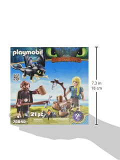 Foto 5 | Foto 5 | Venta Internacional - Set de Juego Playmobil Cómo Entrenar a Tu Dragon III Hiccup y Astrid