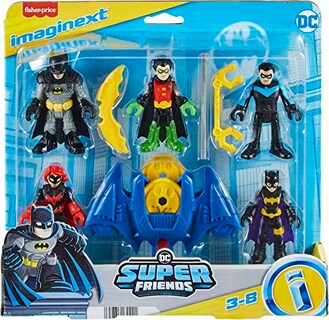 Foto 6 | Foto 6 | Venta Internacional - La Familia Batman Fisher-Price Imaginext DC Super Friends 12 Piezas