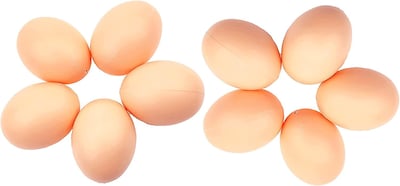 Foto 1 | Foto 1 | Venta Internacional - Juego De 10 Huevos Ficticios De Plástico Con Forma De Nido, Huevos De Gallina Falsos